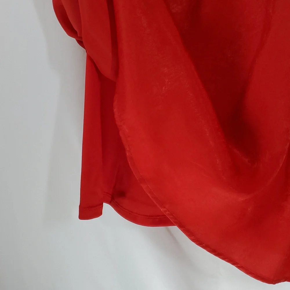 Wild Fable™ Women's Rosette Mini Babydoll Dress ~ Red - Picture 12 of 16